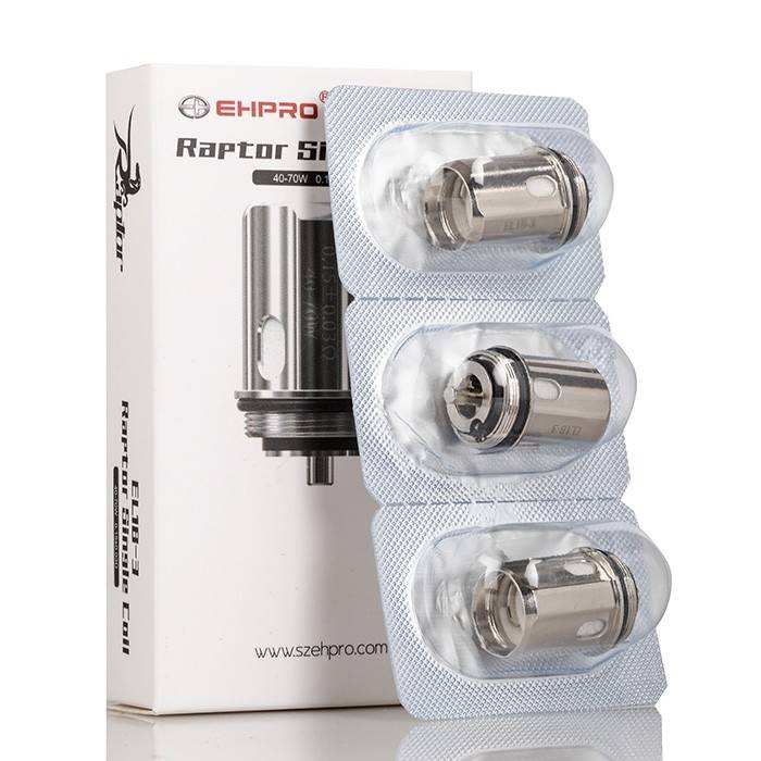 EHPRO RAPTOR SUB-OHM TANK REPLACEMENT DUAL COILS 0.25ohm