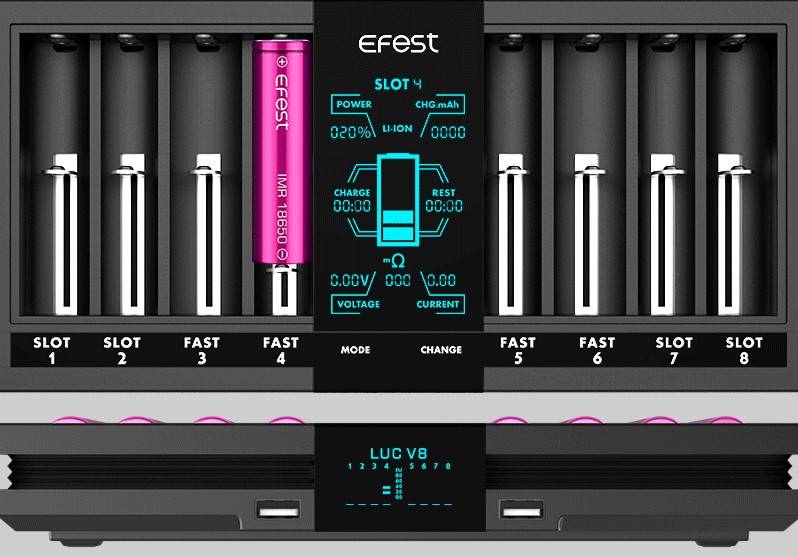 EFEST LUC V8 CHARGER