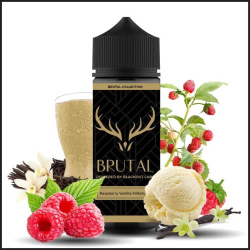 BRUTAL - Raspberry Vanilla Milkshake 120ML 