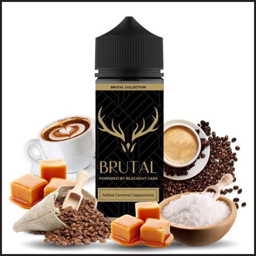 BRUTAL - Salted Caramel Cappuccino 120ML 
