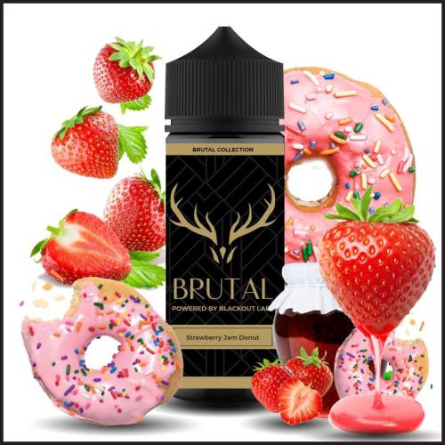 BRUTAL - Strawberry Jam Donut 120ML 