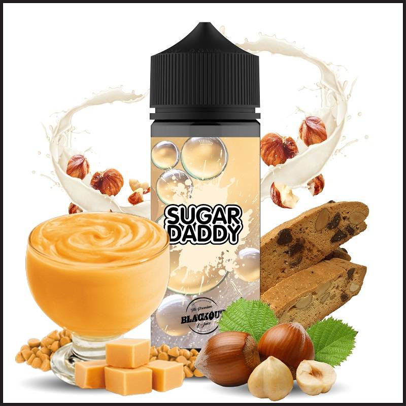 Electronic Cigarette Cyprus|Nicosia|Vape Online Shop tobiana | BLACKOUT SUGAR  DADDY SHOT 120ML