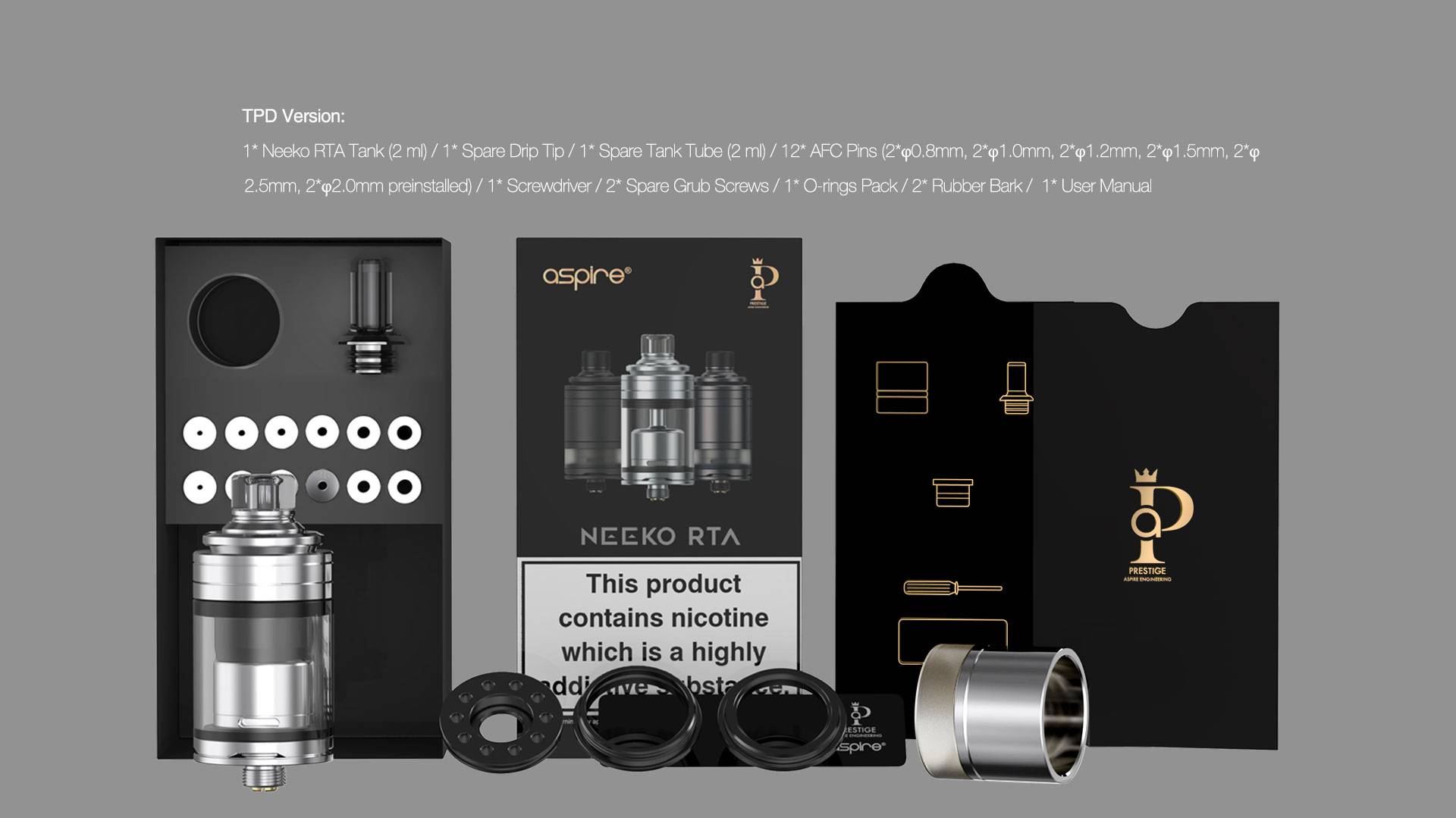 Aspire Neeko RTA Black